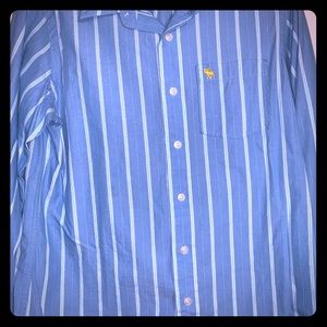 Abercrombie Blue long sleeve shirt